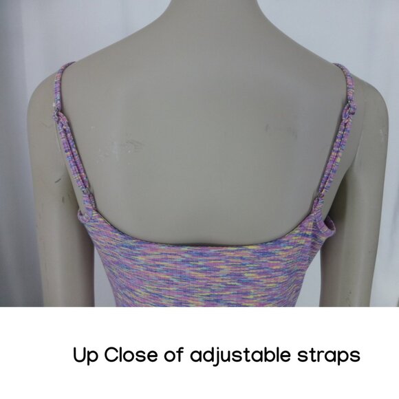 Guess X J Balvin Collab Limited Edition Space Dyed Ribbed Knit Mini Dress - Picture 10 of 15